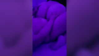 Quick Lesbian Scissoring and loud moans. We almost got caught by parents!