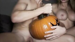 Jack O'Lantern Carve and Fuck Behind The Scenes Clip 1 - Kyle Stroker