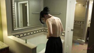 Ivy Aura takes a bath after some POV playtime