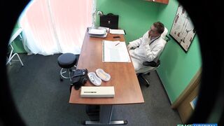 Blonde MILF thinks MY BIG COCK will cure her illness - Fake Hospital