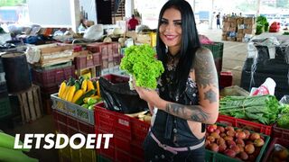 Brunette Babe Melina Zapata Picked Up For Deep Drilling In Her Mature Pussy - LATINA MILF