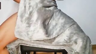 Humping a pillow in a chair - cumshot with asshole pulsing hard - Hotsportfitboy