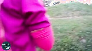 OUTDOOR RUN ENDS WITH A GOOD FUCK