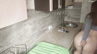 Fucked her tight ass and pumped her with thick sperm