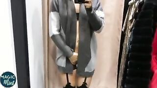 SPOT A GIRL FINGERING IN A CHANGING ROOM