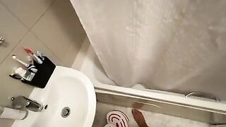 I got Fucked in the Shower by husband friend while he was in the bedroom milking cock-IsaTheBella