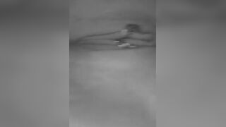 Tattooed Goth girl with pierced pussy