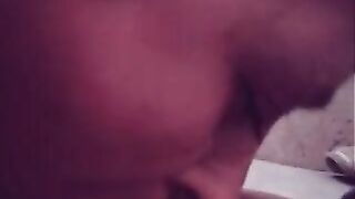 My friend stays in my room and I give him oral sex he comes in my mouth