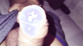 My friend stays in my room and I give him oral sex he comes in my mouth