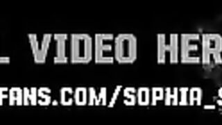 Rubbing my pussy and sitting on the console