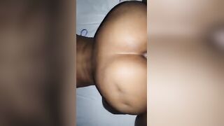 Anal wit a thick chick: nutted in her ass