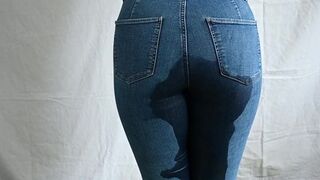 First Time Wetting Jeans
