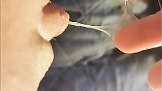 HD CLOSEUP POV - Cum Covered Fingers Dripping Wet