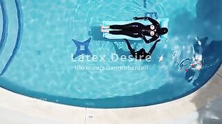 Latex vacation in the pool Teaser