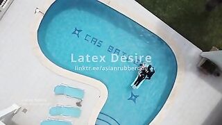 Latex vacation in the pool Teaser