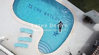 Latex vacation in the pool Teaser