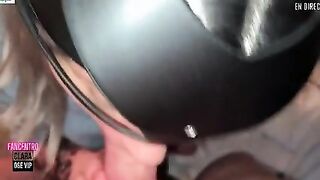 Pipe baveuse, gorge profonde et ejac dans la bouche pour cette femme de ménage bien salope-Clara Ose