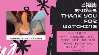 【尻揉み】♥彼女をバイブ責め♥お尻叩き♥紫パンティ♥／日本人／黒ストッキング／素人