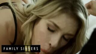 FAMILY SINNERS - Thick Latina Gets Her Juicy Ass Pounded From The Back By Her Step Brother