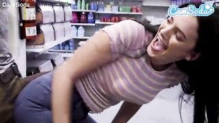 Big Black Dick Girl Can't Take The Whole BBC Public Sex