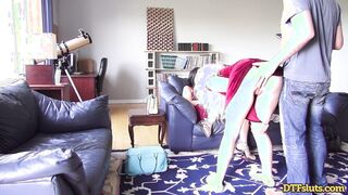 DTFSluts - Foresome with these georgeos sluts ladies