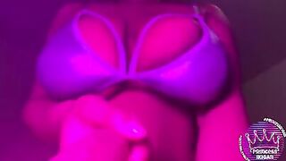 POV Busty big tit ebony babe strokes you off JOI / OF @princessikigaii free OF @spoiledikigaii