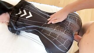 Spider Girl Got Fucked Well And Creampied