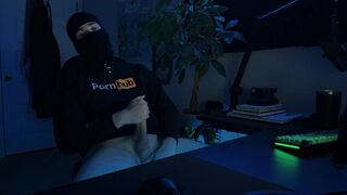 Watching your boyfriends pretty eyes while he strokes it *Loud Moaning*