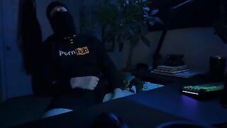 Watching your boyfriends pretty eyes while he strokes it *Loud Moaning*