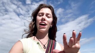 Young Slut Gets Caught Sneaking Away From Family Vacation To Masturbate in Public in Costa Rica