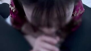 チャイナドレス姿で濃厚フェラ♡cosplay costume blowjob