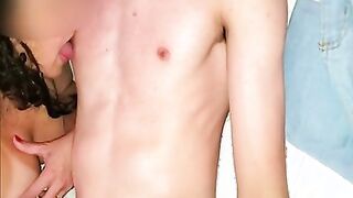 Young 18yo boy inseminating my mature and horny wife