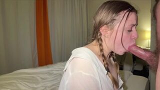 Stepsister came to my room while parents were out of town