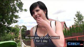 19 Year Old with Big Boobs was very Shy but she eventually took the COCK - CzechXXX