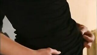 Double penetration for a sexy housekeeper