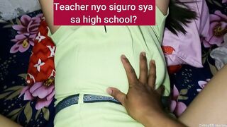 Kahit amoy chalk pa galing school nagpatira na si mam