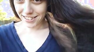 LOUDEST FART PinkMoonLust Nasty Ass Farting Gas So BAD Outdoors Outside Backyard To Let it Rip Toot