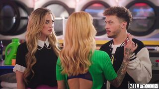 MILFY Sex Ed Coach Sarah teaches couple how to fuck