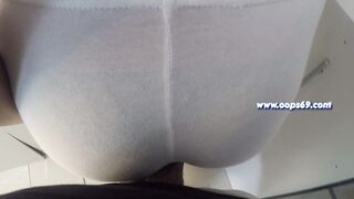 Stranger Flashing Dick in Train and Offer Him Handjob and Grinding Cock on My Ass