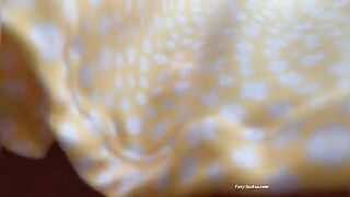 Pussy without panties on the bus. Hidden Rubbing clit under skirt