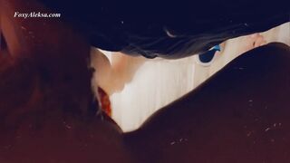 Hidden Fuck up skirt. Cute stepsister my friend give me her pussy.