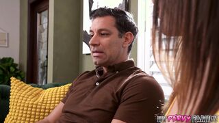 MyPervyFamily - Rissa’s Big Tits Bounce as She Ditches the Rubber!