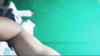 SHE RIDES HER STEP-BROTHER'S BIG DICK IN EXCHANGE FOR INTENSE PLEASURE. REAL HOMEMADE PORN