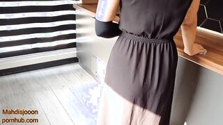 سکس ایرانی با مادرناتنی تو آشپزخانه داستانی پر از مکالمه فارسی