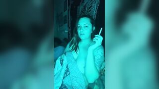 Smoking in bed- full length vid on OF