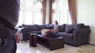 DTFsluts - Couch sex with amateur slut Anna Morna