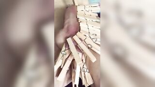 Pegs as toys for big boys can be fun. Ask the bestie.