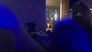 Blinds Up, Door Open! Masturbating While the Cars Go By!