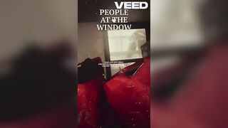 real peeping tom at the window while we have sex