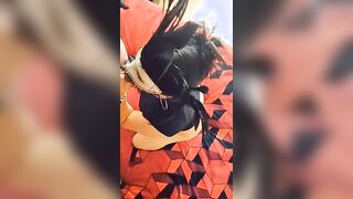 Wife Accepts Blowjob with Mask